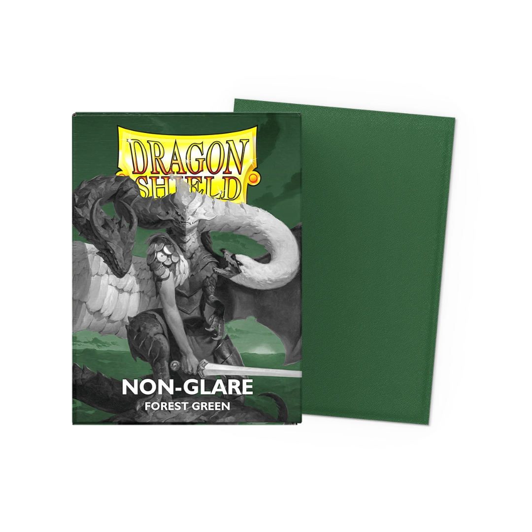 Dragon Shield: Forest Green- Non-Glare - Matte Sleeves - Standard Size