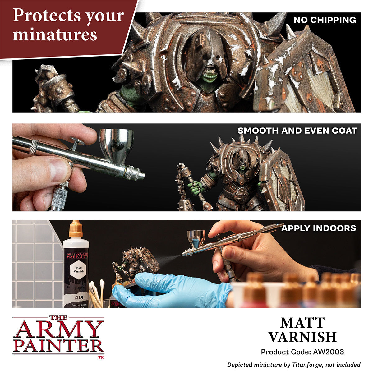 The Army Painter - Anti-shine Varnish 100ml - Warpaints Air