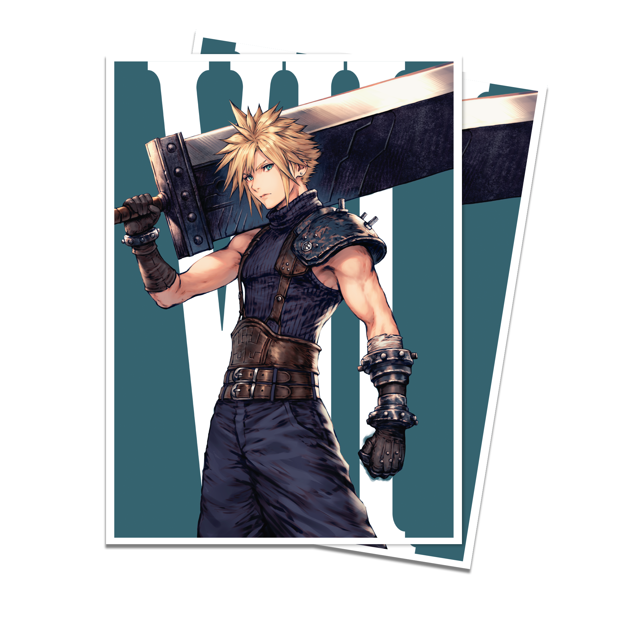 Ultra Pro | MTG - FINAL FANTASY - Cloud, Ex-SOLDIER | 105pcs APEX DECK PROTECTOR Sleeves