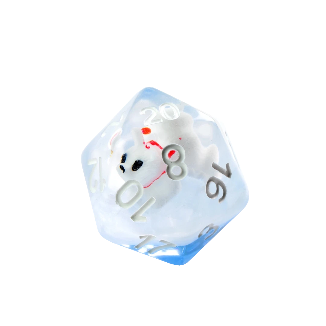 Gamegenic | RPG Dice Set | Embraced Series Polar Bear