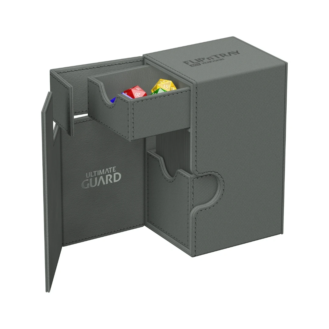 Ultimate Guard | Flip Deck Case 80+ | Standardgröße XenoSkin Grau
