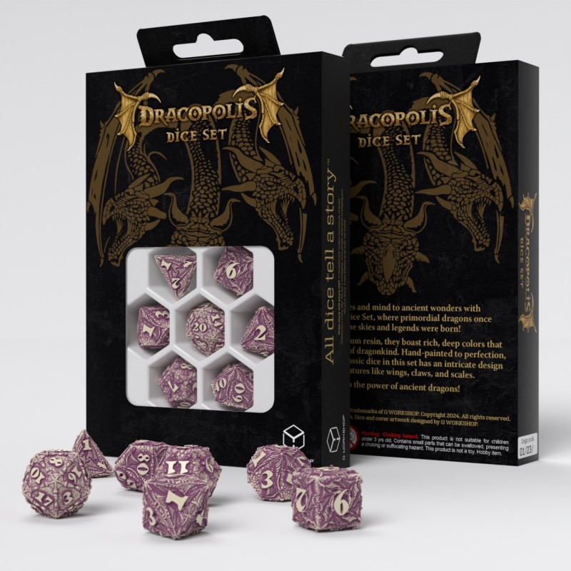 Q Workshop | The Yucatan Featherwing | Dracopolis Dice Set