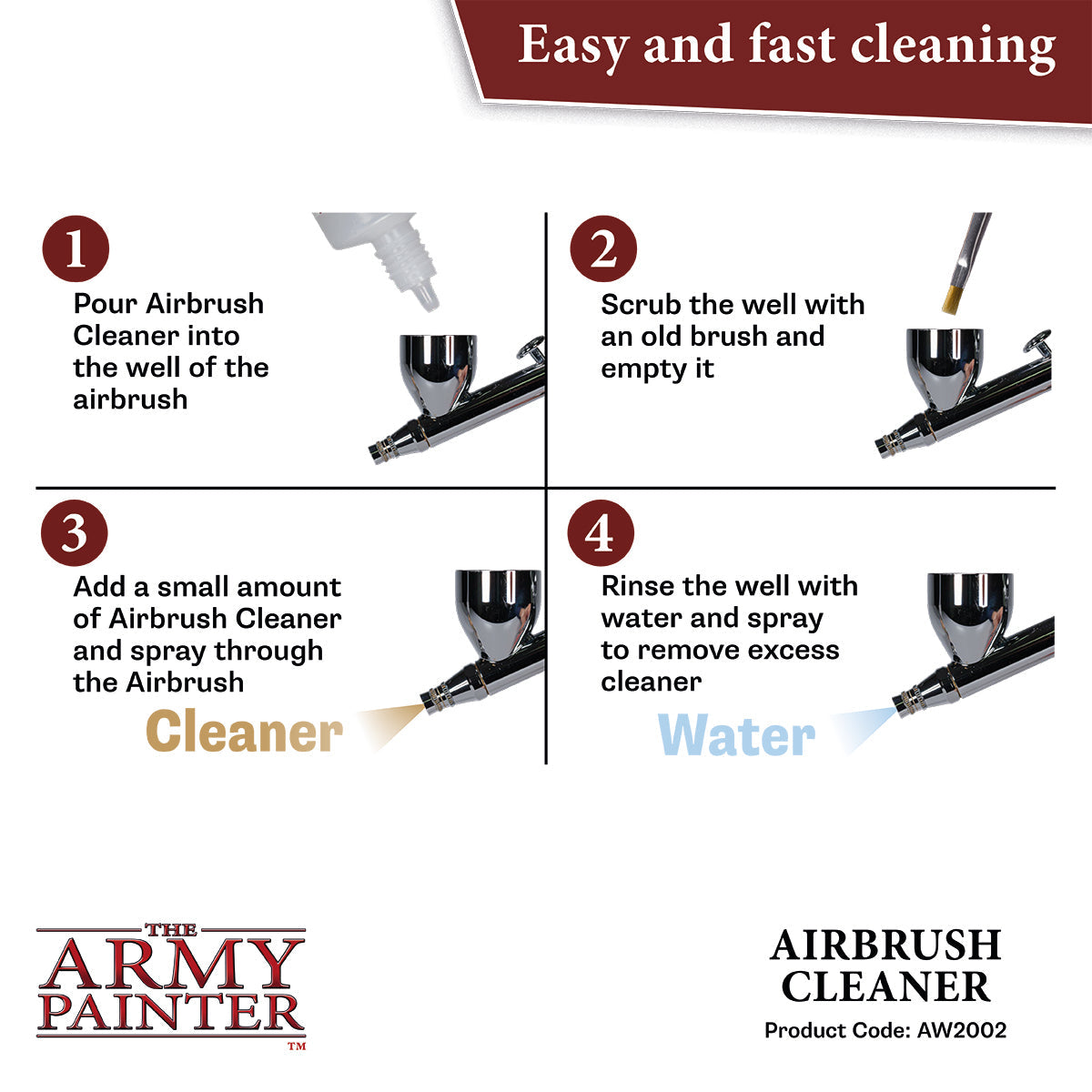 The Army Painter - Airbrush Cleaner 100ml - Warpaints Air