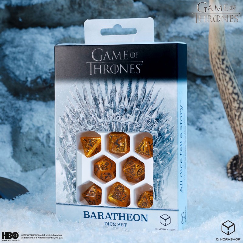 Q Workshop | Baratheon | Game Of Thrones Dice Set