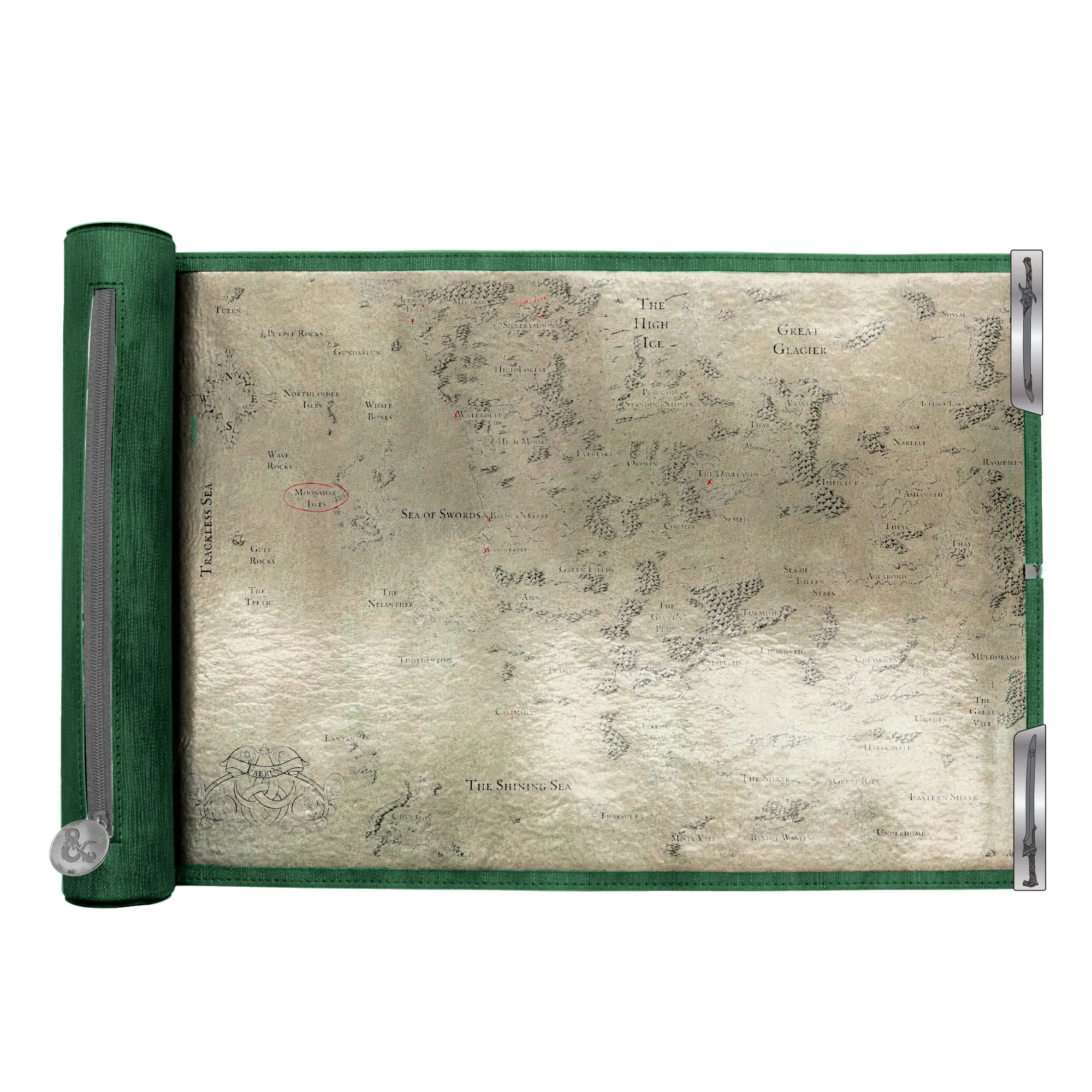 Ultra Pro - D&D Artifacts Across Eternities - Premium Dice Scroll Map