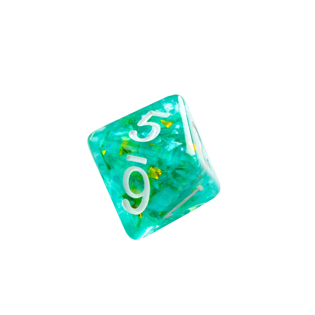 Gamegenic | Dice Candy-like Series Mint | RPG Dice Set (7pcs)