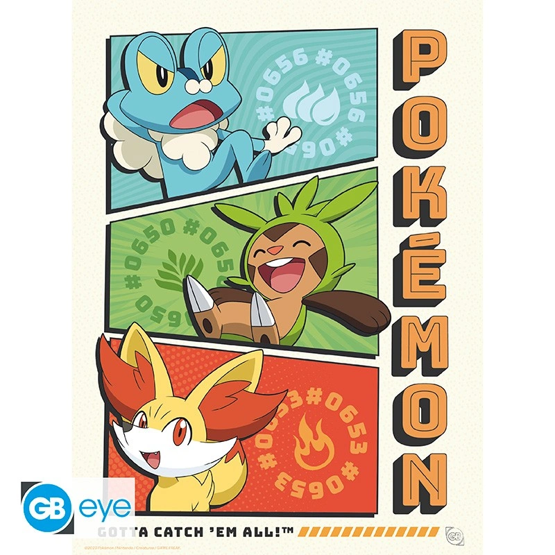 Abysse | Pokémon - 9 Posters (21 x 29,7cm) - Portfolio Starters
