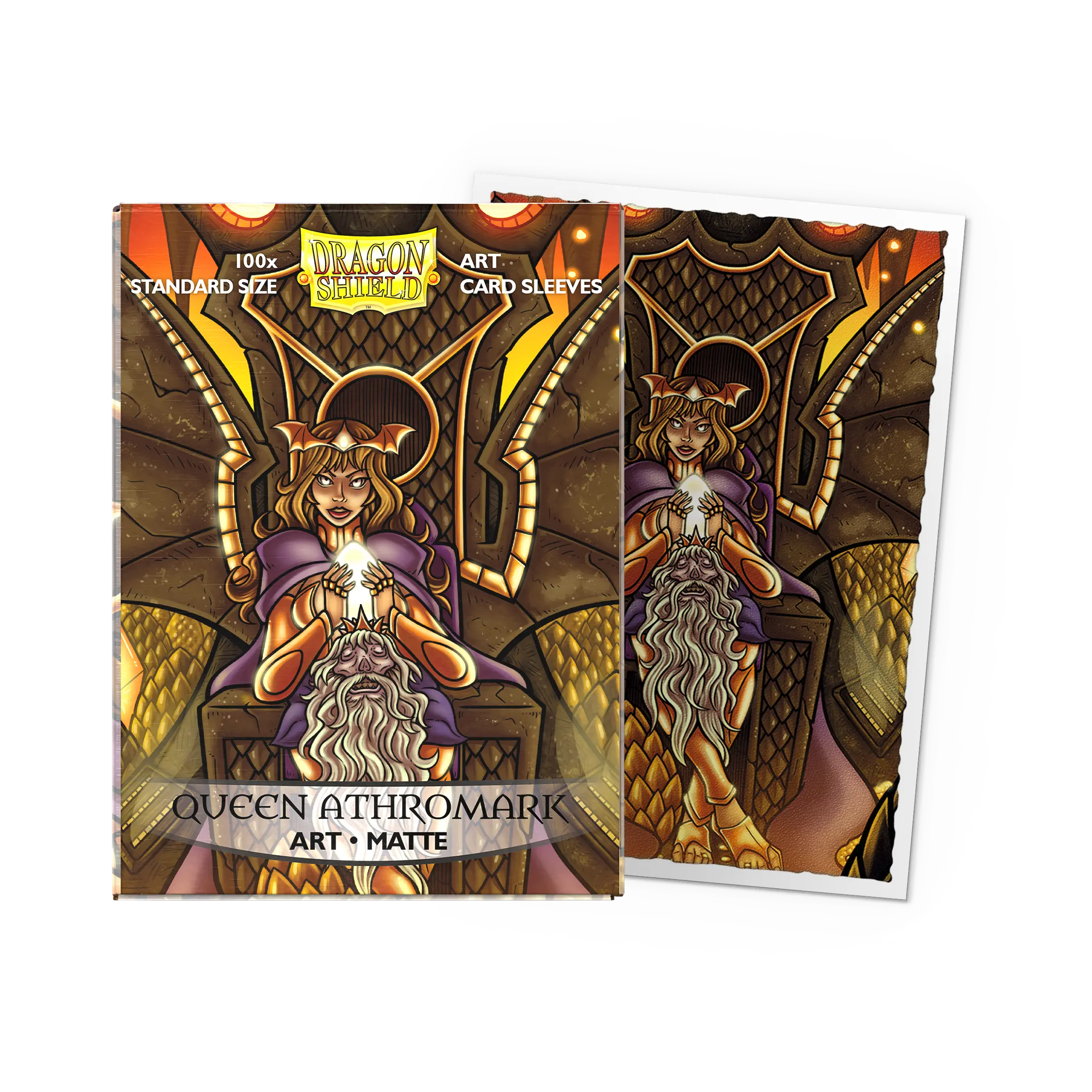 Dragon Shield: Queen Athromark Portrait - Matte Art Sleeves - Standard Size