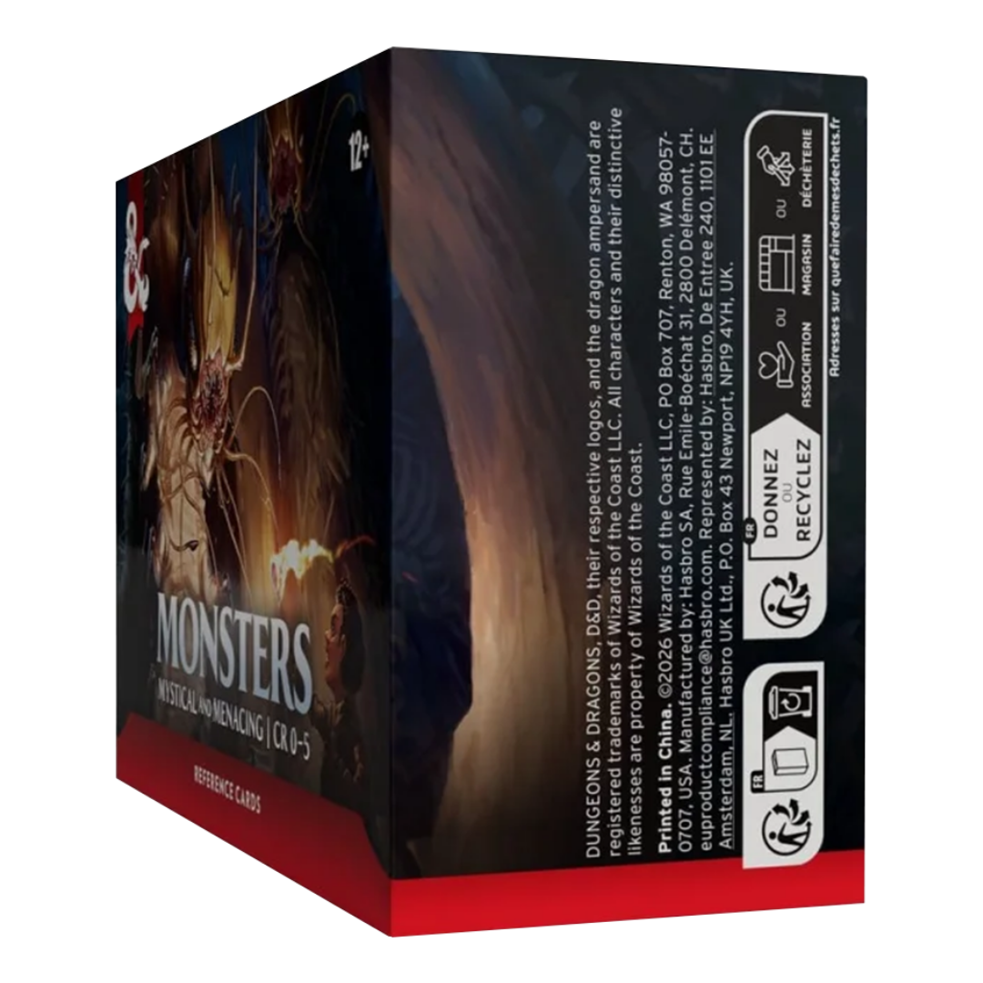 Dungeons & Dragons | Monster: Mystical and Menacing | Reference Cards (EN)