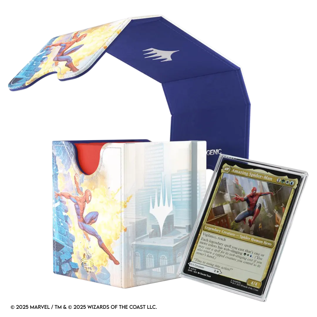 Gamegenic | Magic: The Gathering - Spider-Man / Green Goblin | Deckbox Art Squire Plus 100+ XL Convertible