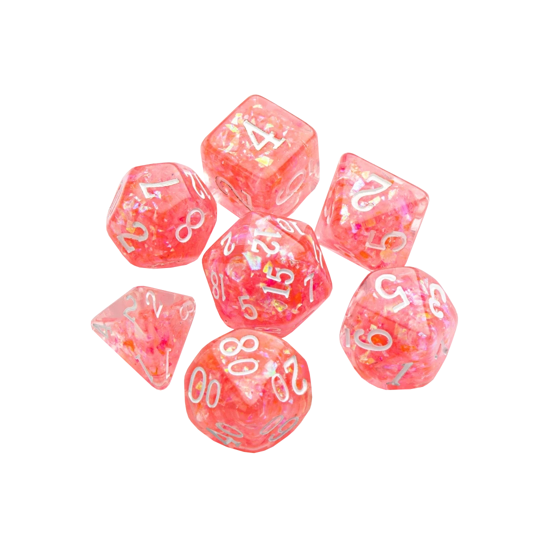 Gamegenic | RPG Dice Set | Candy-like Series Peach 
