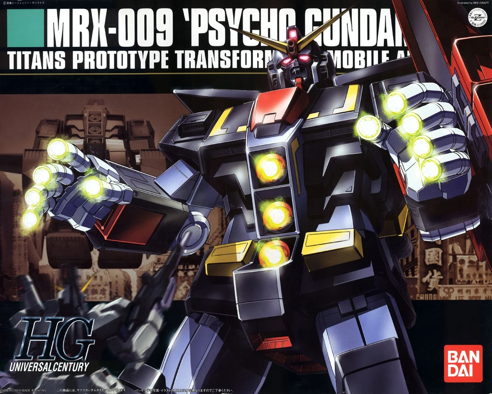 Bandai: HG Psycho Gundam – Mobile Suit Zeta Gundam (1/144)