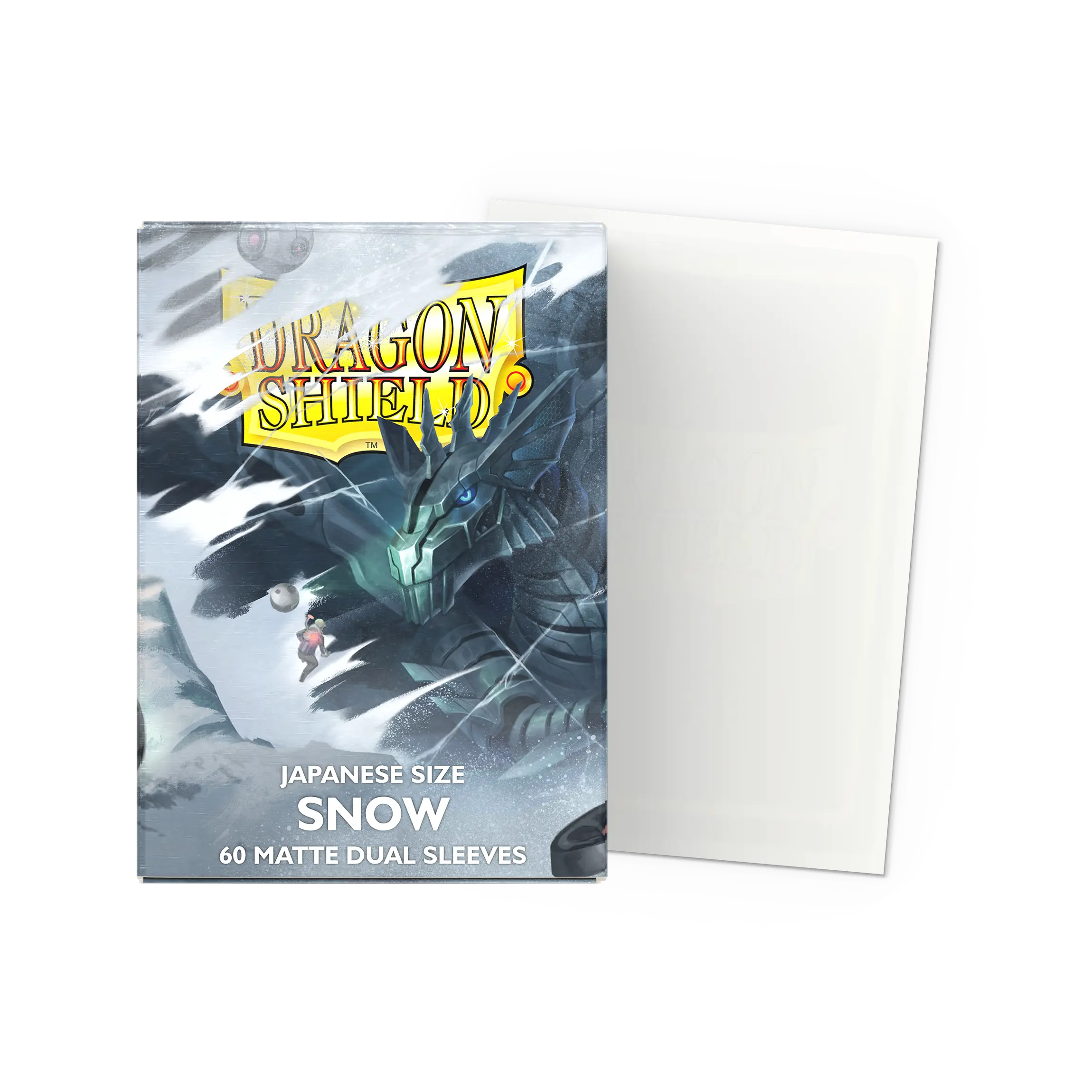 Dragon Shield: Snow - Matte Dual Sleeves - Japanese Size