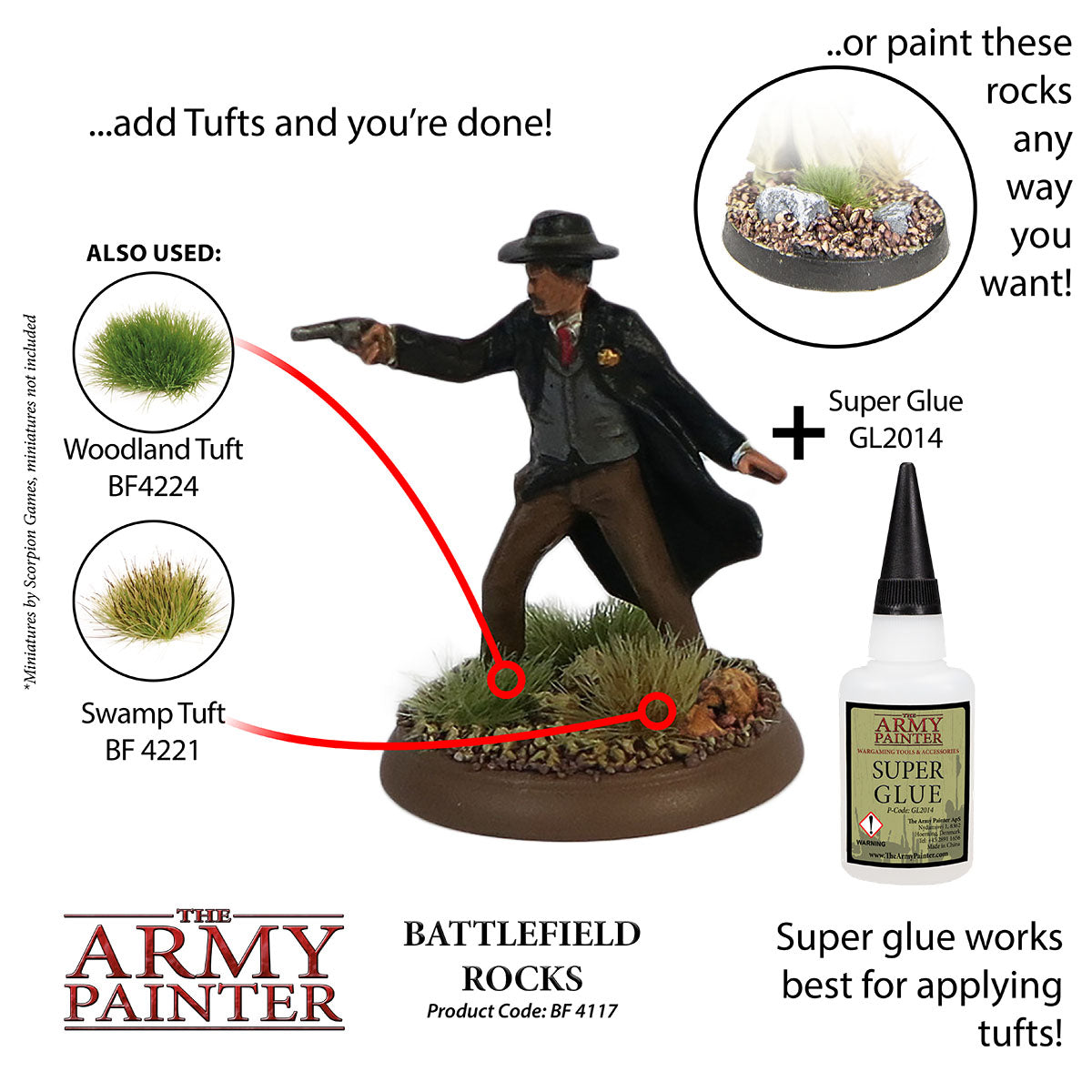 The Army Painter - Battlefield Rocks - Battlefield Basing