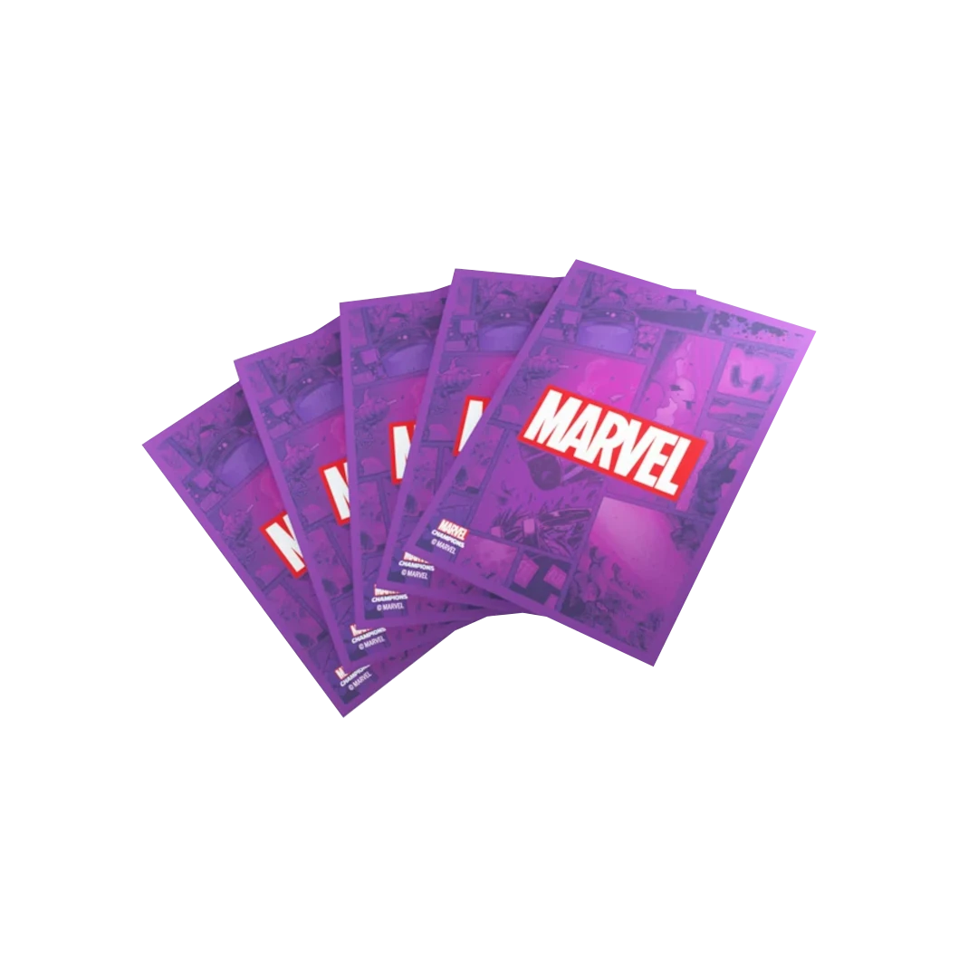Gamegenic | Marvel Champions Sleeves | Marvel Purple (50+1)