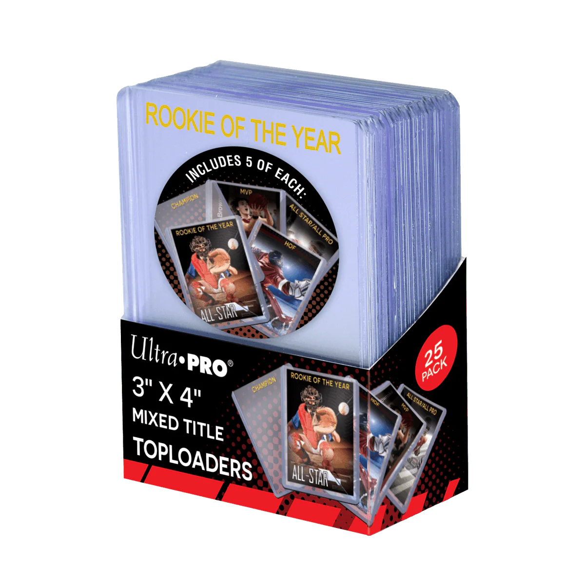Ultra Pro: 3" X 4" Mixed Title Toploader - 25ct