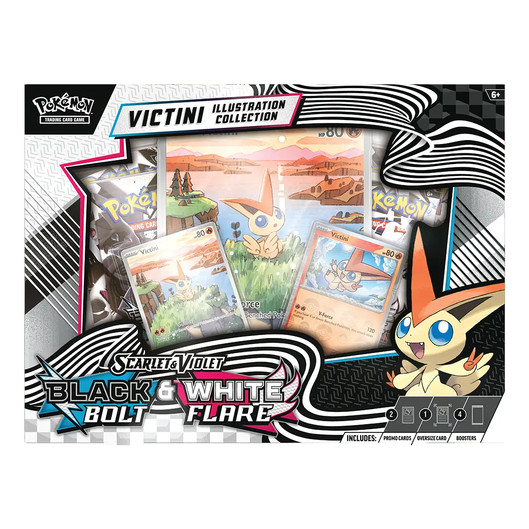 Pokémon TCG: Black Bolt & White Flare (SV10.5) - Unova Victini Illustration Collection (EN)