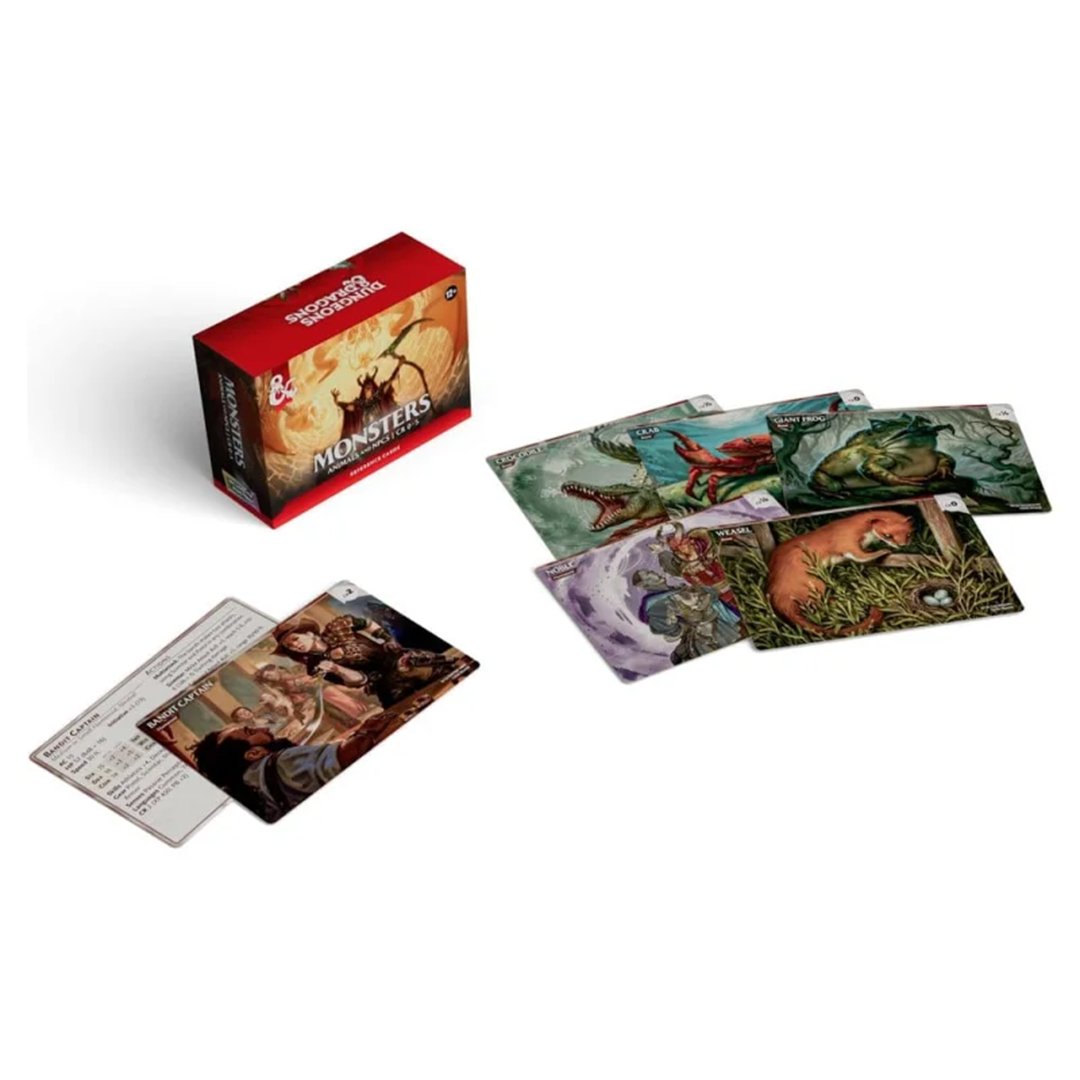 Dungeons & Dragons | Monsters: Animals and NPCs | Reference Cards (EN)