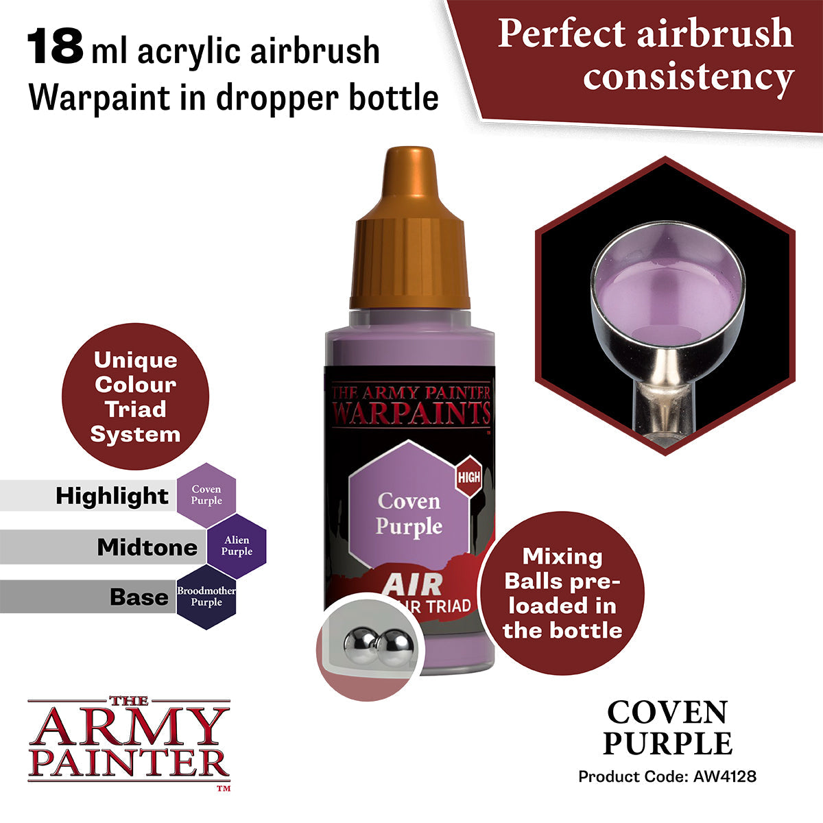 The Army Painter - Coven Purple - Warpaints Air