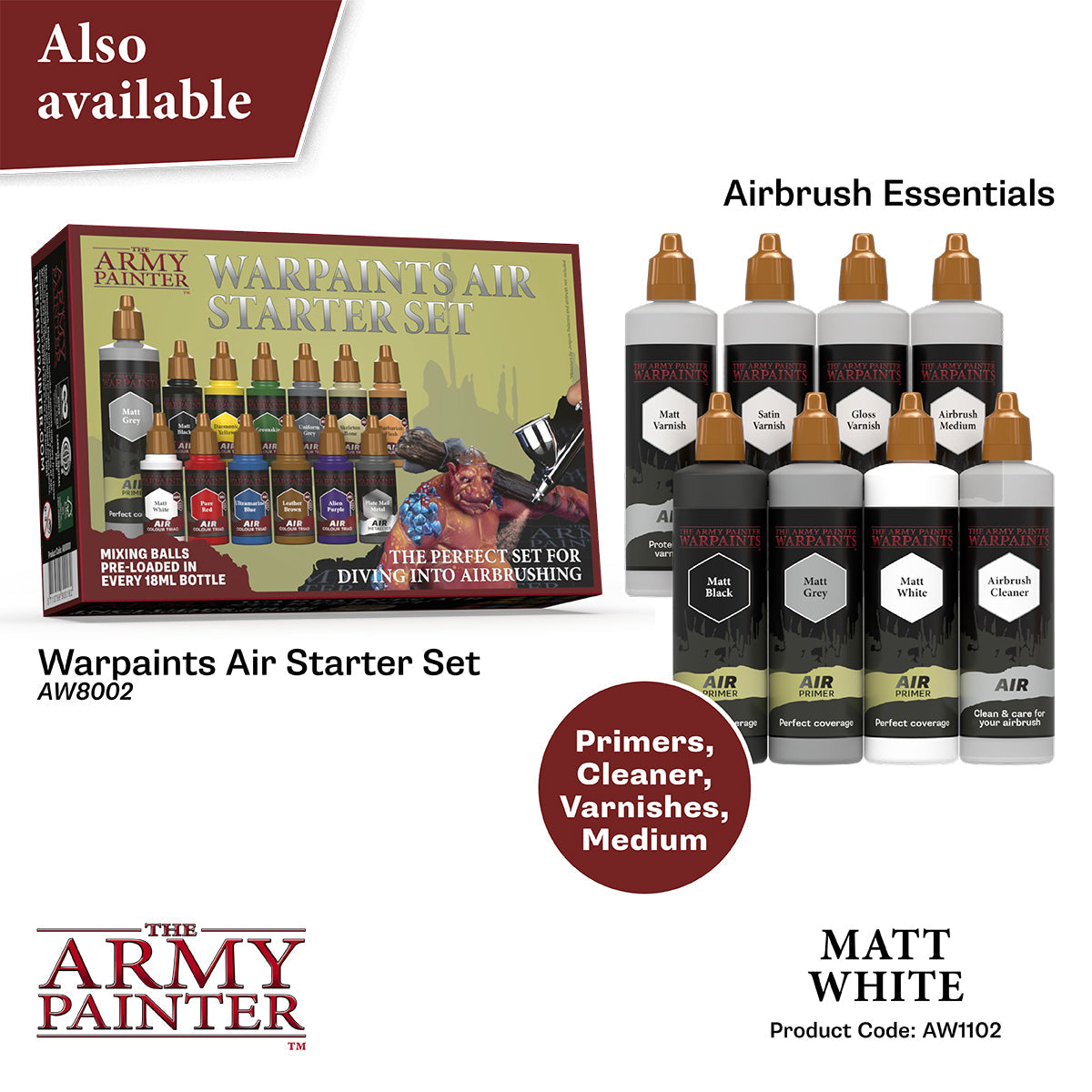 The Army Painter - Matt White - Warpaints Air