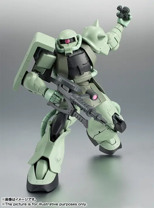 Tamashii Nations | MS-06 Zaku (Version A.N.I.M.E. Reissue) The Robot Spirits (13cm) | Gundam