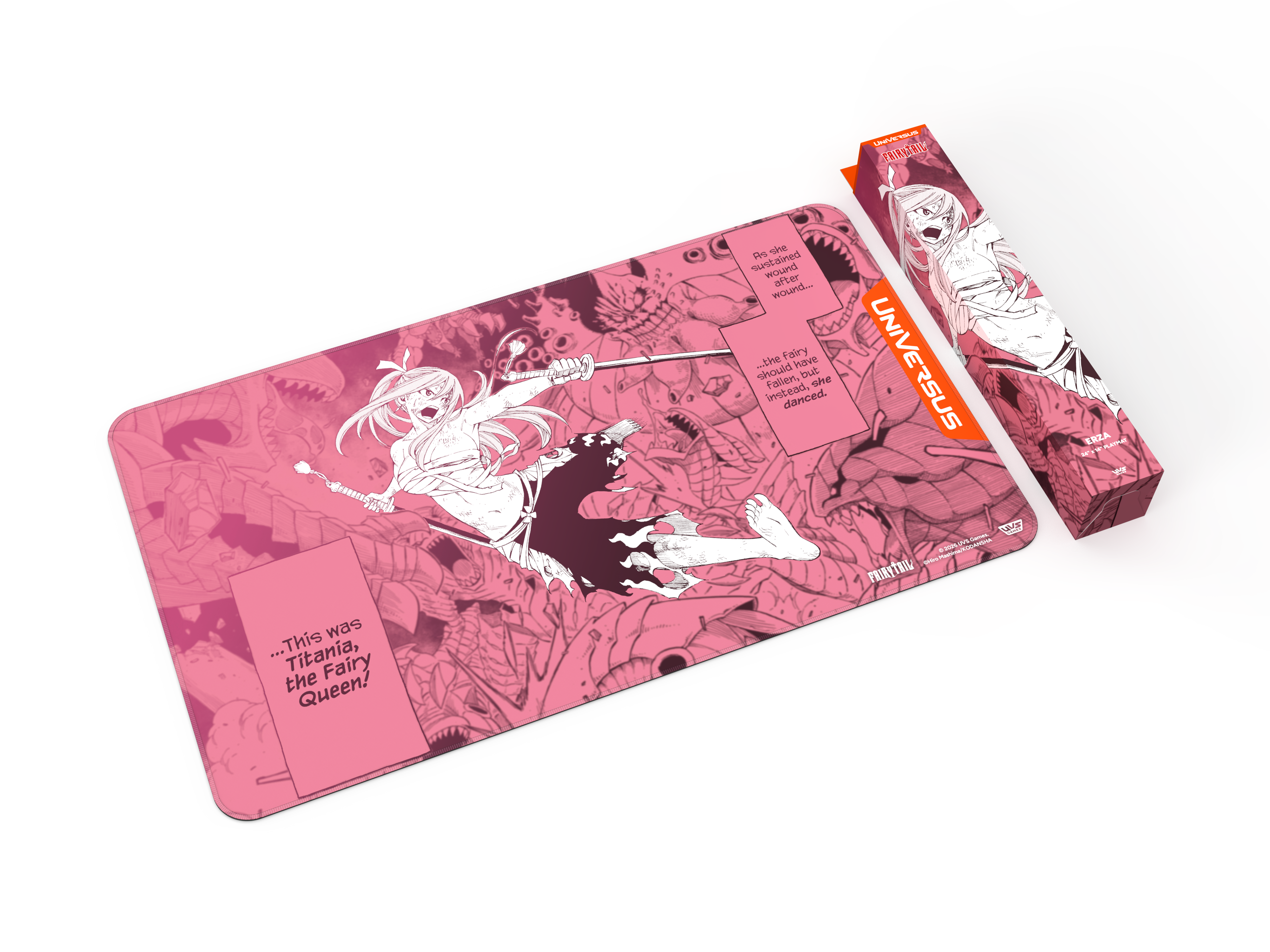 UniVersus CCG | Fairy Tail: All Fired Up! - Erza | Playmat