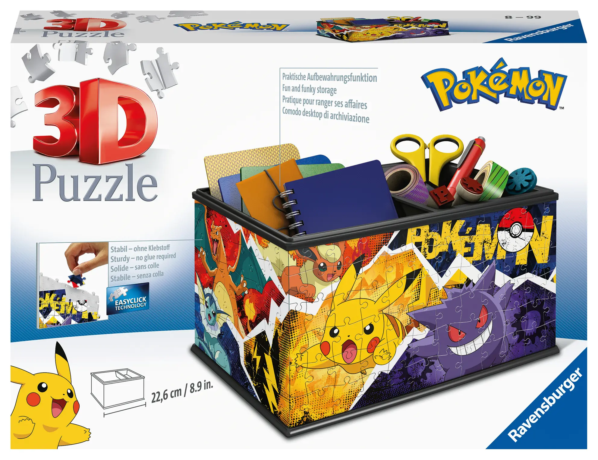 Ravensburger | Pokémon Aufbewahrungsbox | 3D Puzzle