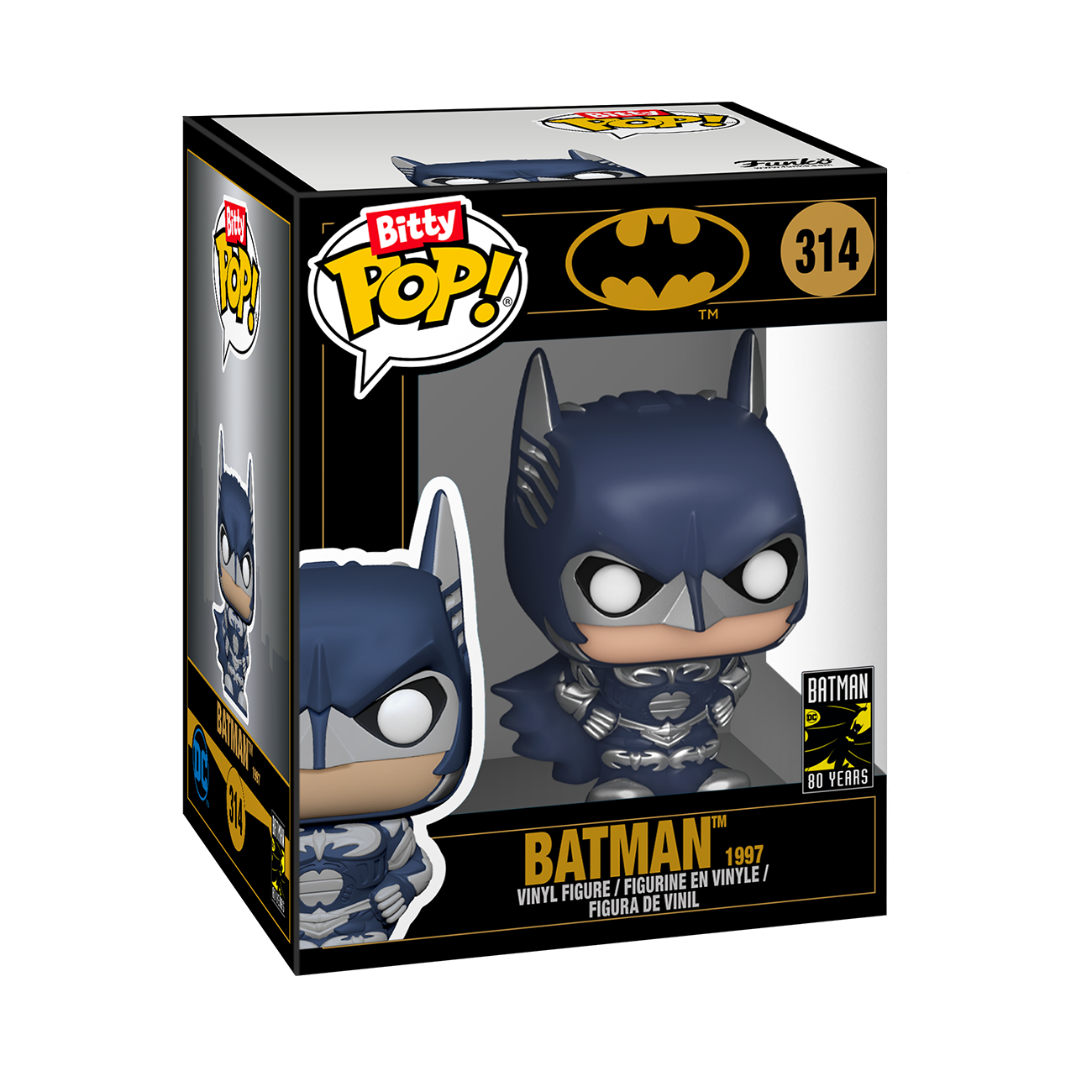 Bitty POP!: Batman 85th Anniversary Freeze 4PK - DC Comics
