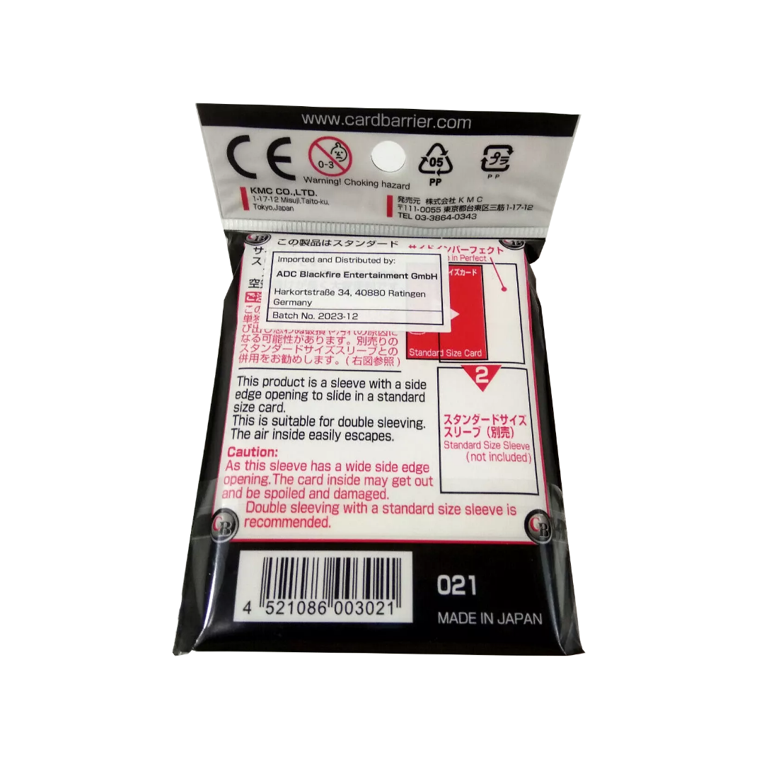 KMC - Standard Sleeves - Side-In Perfect (100)