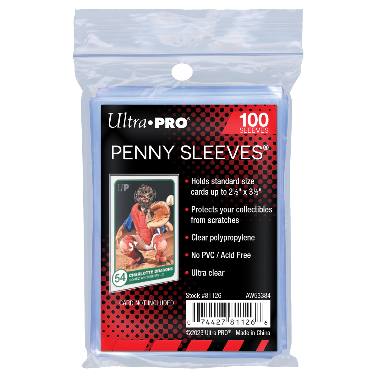 Ultra Pro - Soft Sleeves - (100 Sleeves)