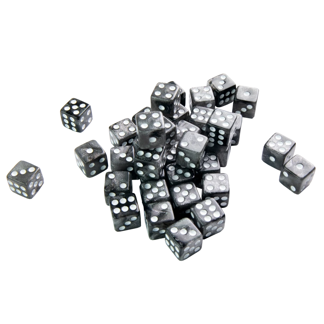 Gamegenic | RPG Dice Set | Galaxy Series Moon D6 (36pc)