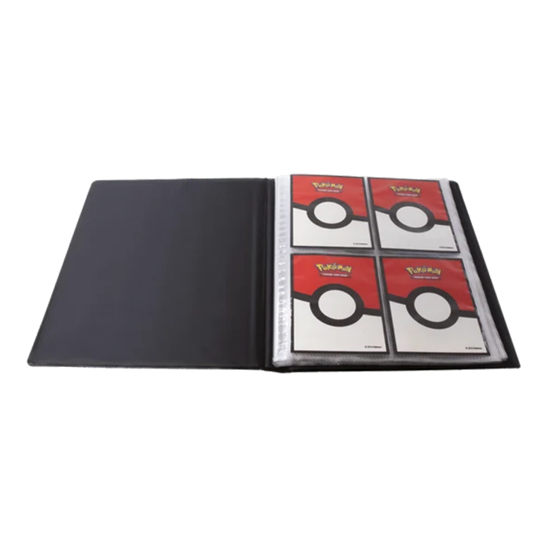 Ultra Pro | Mega Evolution - Pitch Black | 4-Pocket Portfolio für Pokémon