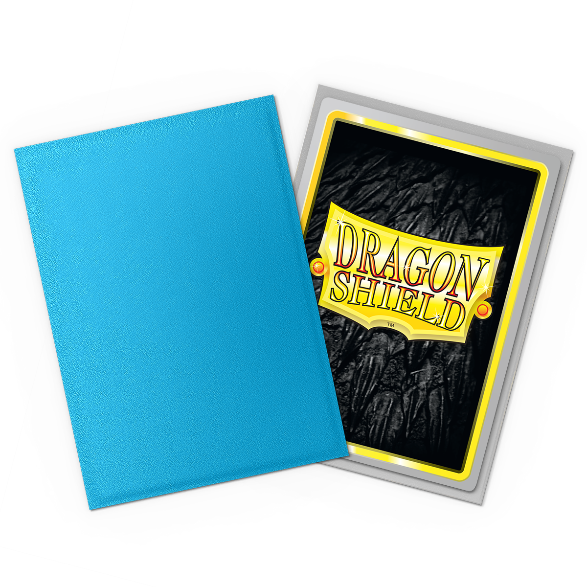 Dragon Shield | Sky Blue & Silver | Matte Dual Sleeves Standard Size