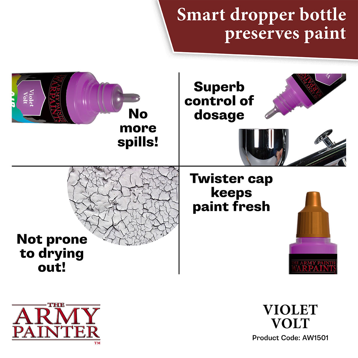 The Army Painter - Violet Volt - Warpaints Air Fluorescent