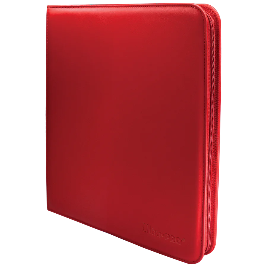 Ultra Pro - Vivid 12-Pocket Zippered Pro-Binder Stil: Rot