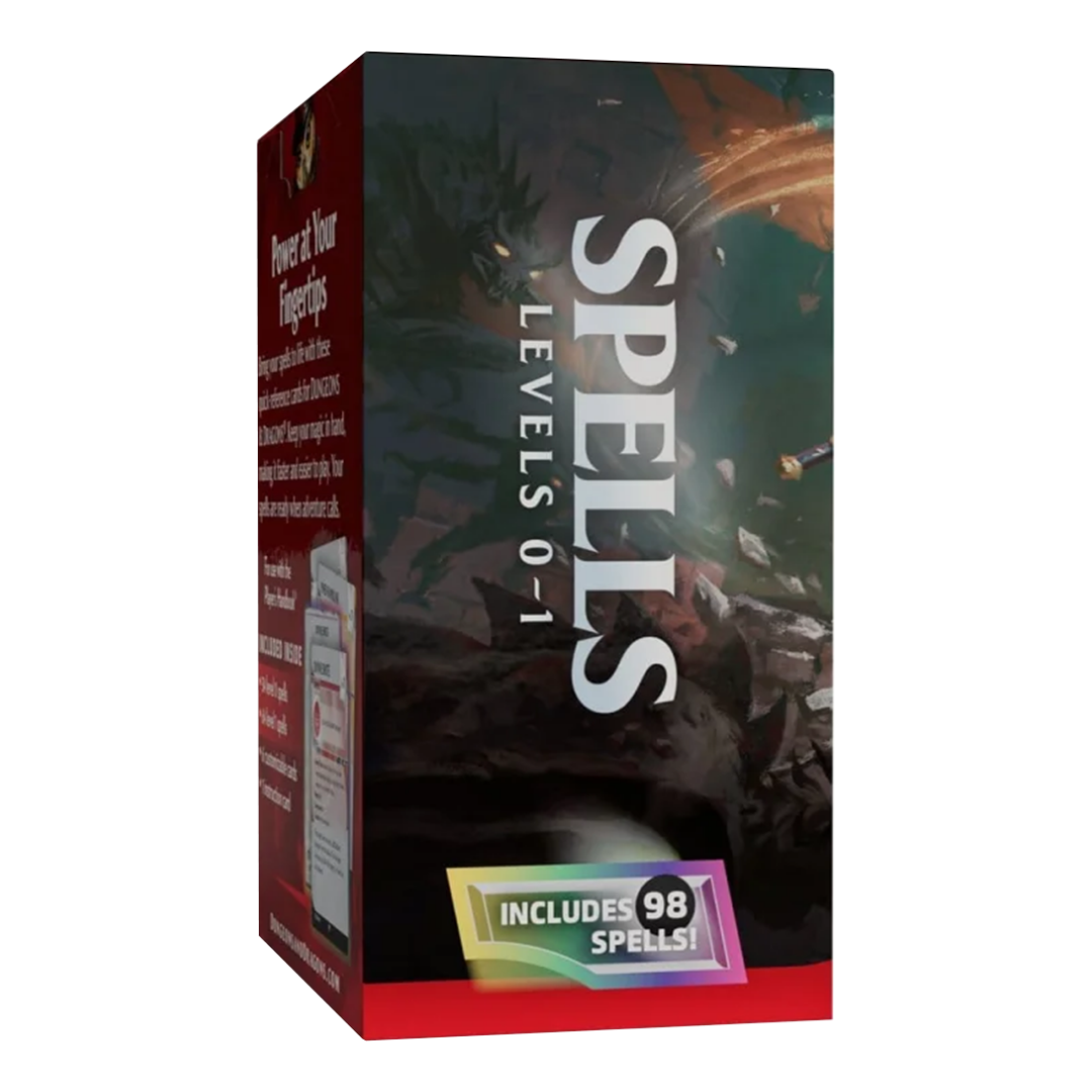 Dungeons & Dragons | Spells Lvl 0-1 | Reference Cards (EN)