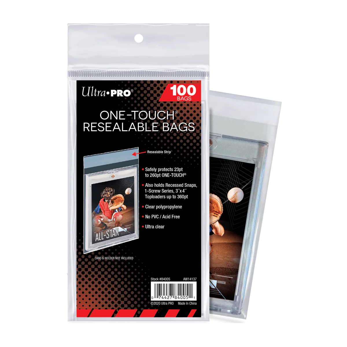 Ultra Pro - ONE-TOUCH Resealable Bags (100ct)