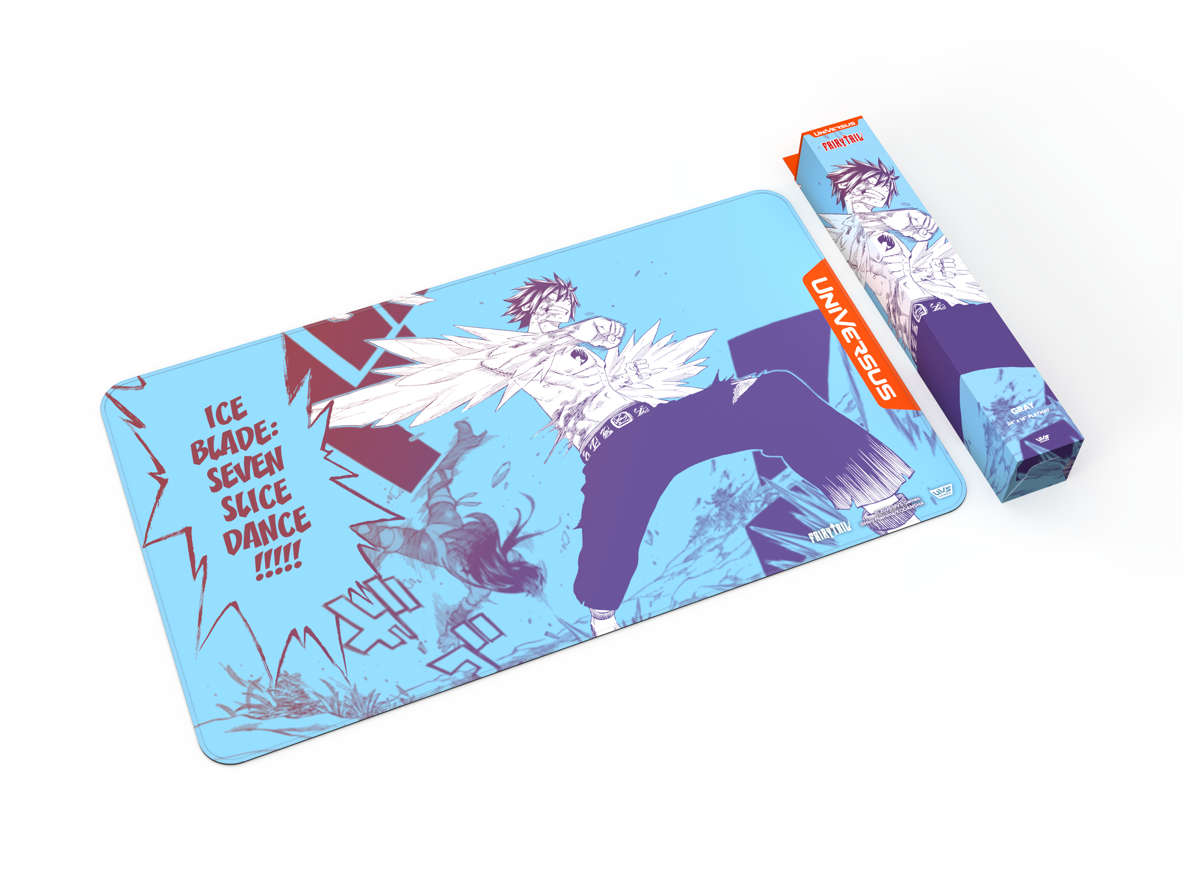 UniVersus CCG | Fairy Tail: All Fired Up! - Gray | Playmat