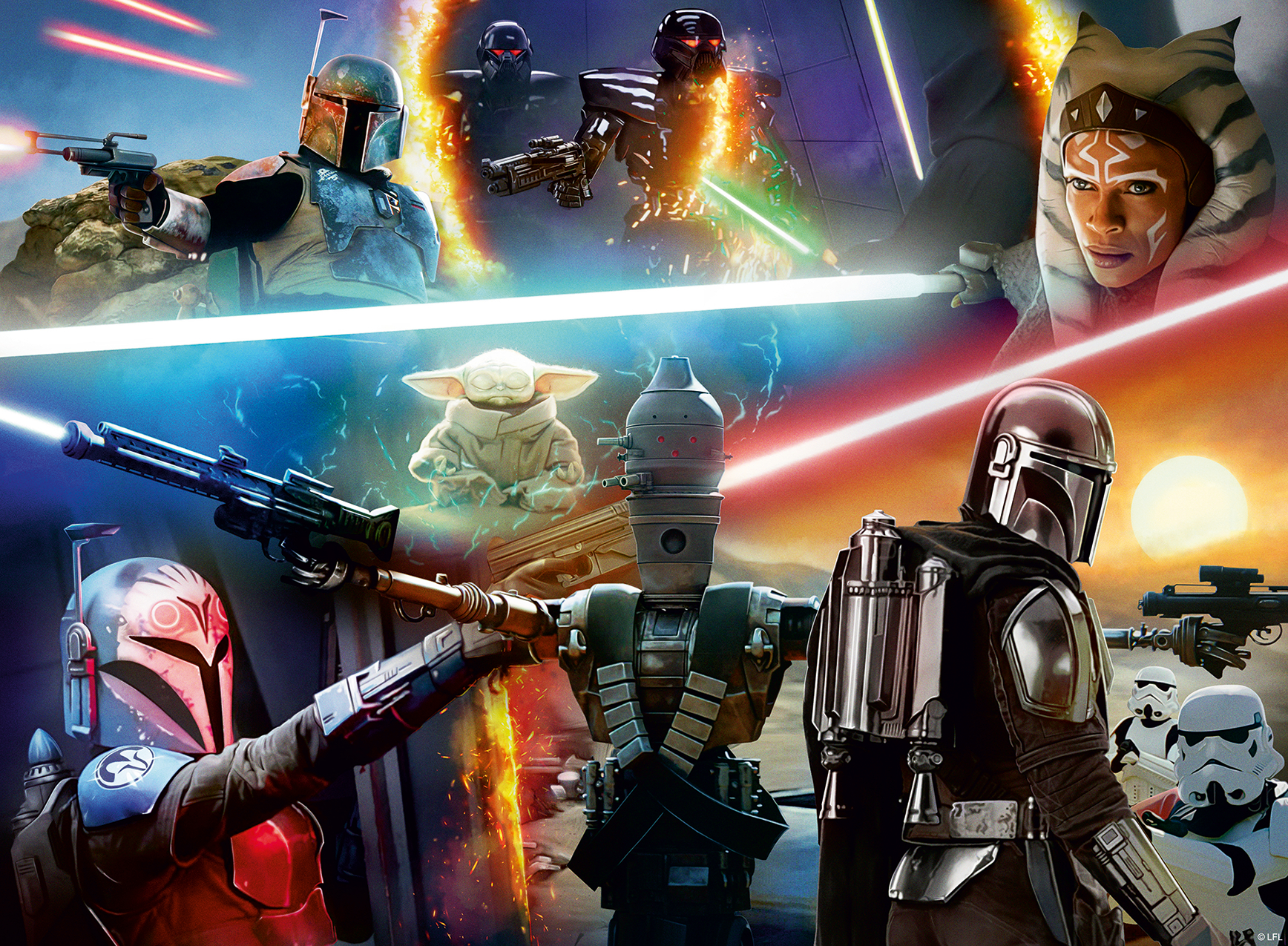 Ravensburger | Star Wars The Mandalorian Crossfire | 300 Teile Puzzle