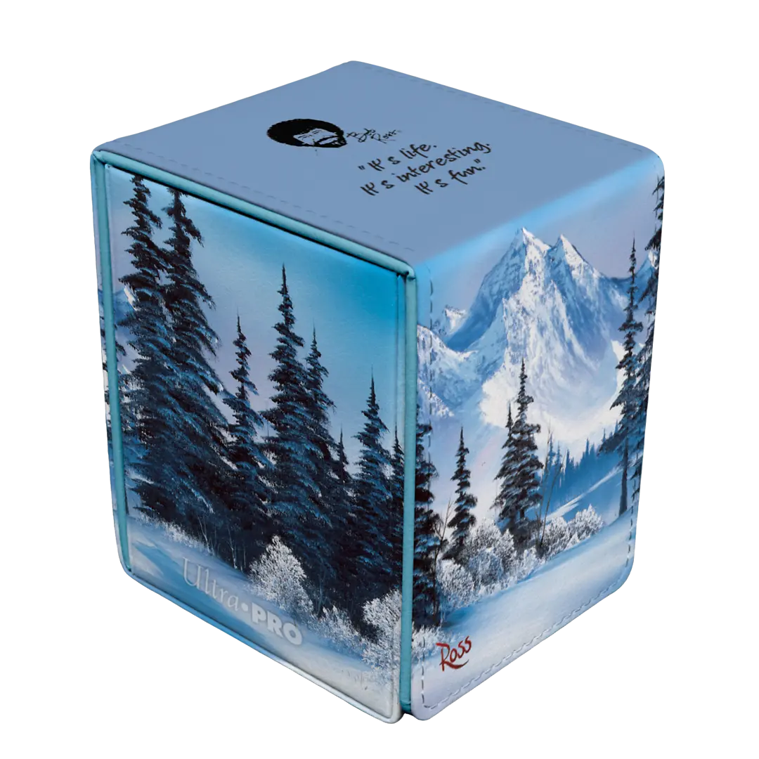 Ultra Pro - Bob Ross - Winter Paradise Alcove Flip Deck Box