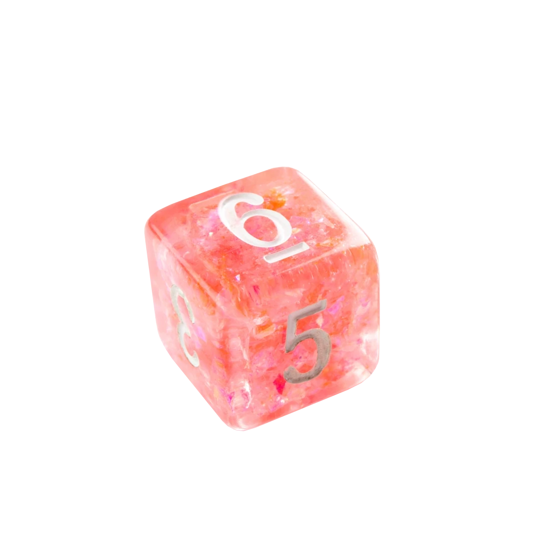 Gamegenic | RPG Dice Set | Candy-like Series Peach 