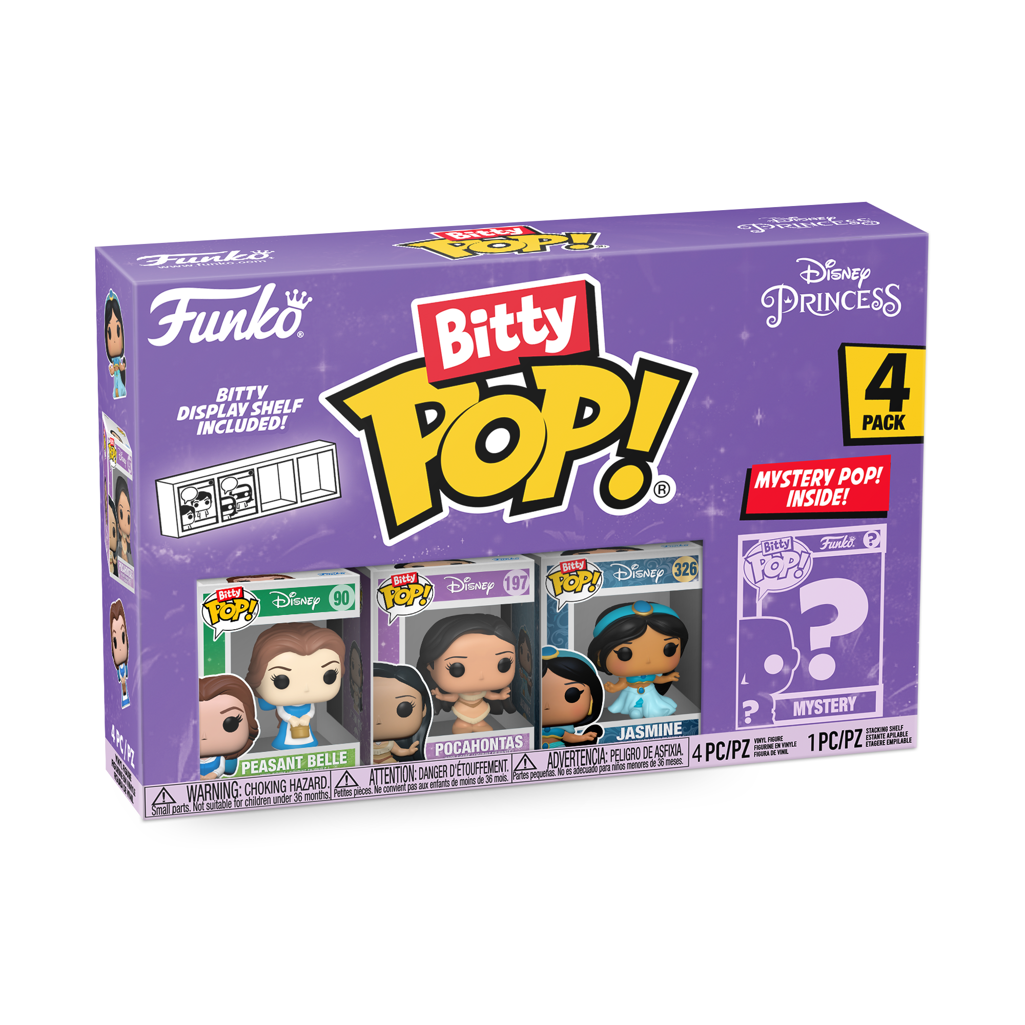 Bitty POP!: Belle, Pocahontas & Jasmin - Disney Princess