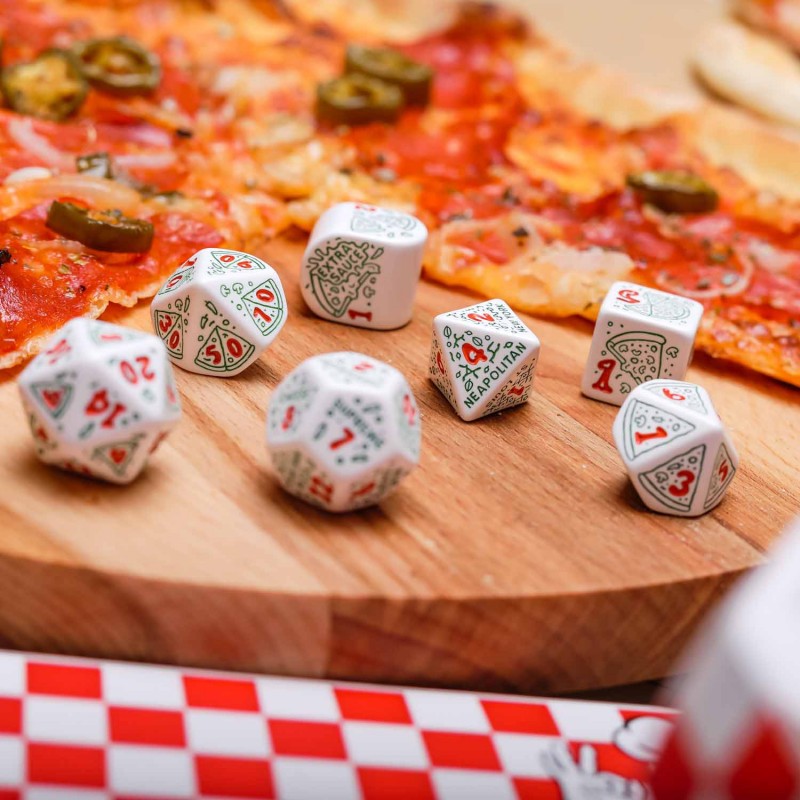 Q Workshop | Pepperoni | Pizza Dice Set