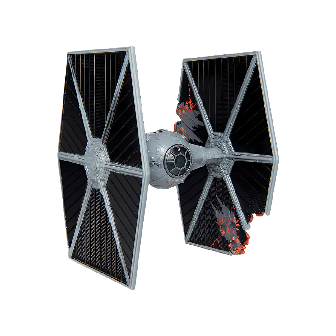 Jazwares: Star Wars - TIE Fighter Schwarz - Raumschiff 8cm (inklusive 1er Spielfigur)