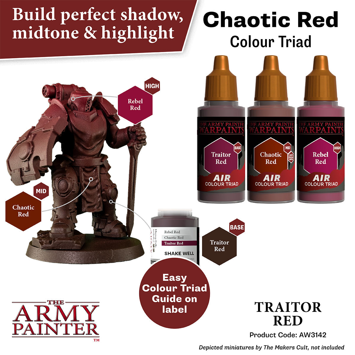 The Army Painter - Traitor Red - Warpaints Air