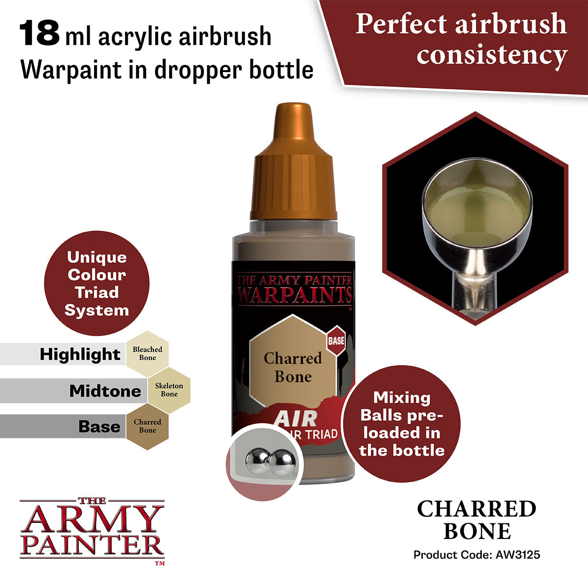 The Army Painter - Charred Bone - Warpaints Air