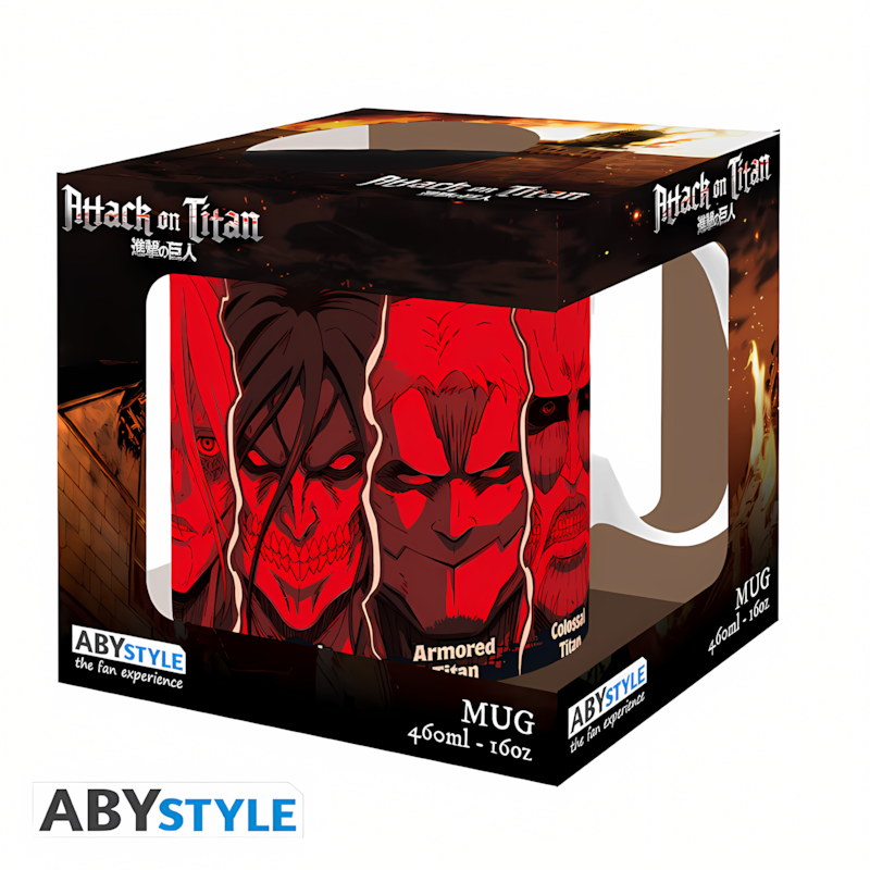 Attack On Titan | All Titans | Mug King Size (460ml)