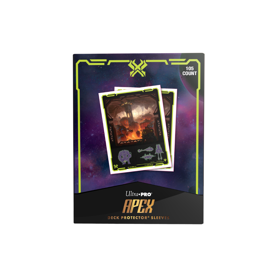 Ultra Pro - Edge of Eternities - Kavaron, Memorial World - 105ct Apex Deck Protector Sleeves for Magic: The Gathering