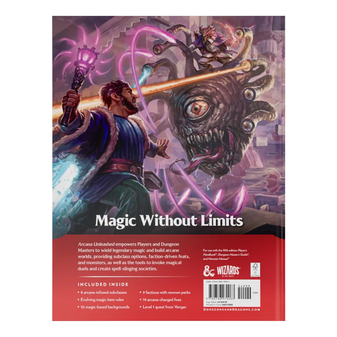 Dungeons & Dragons | Arcana Unleashed | Sourcebook (EN)