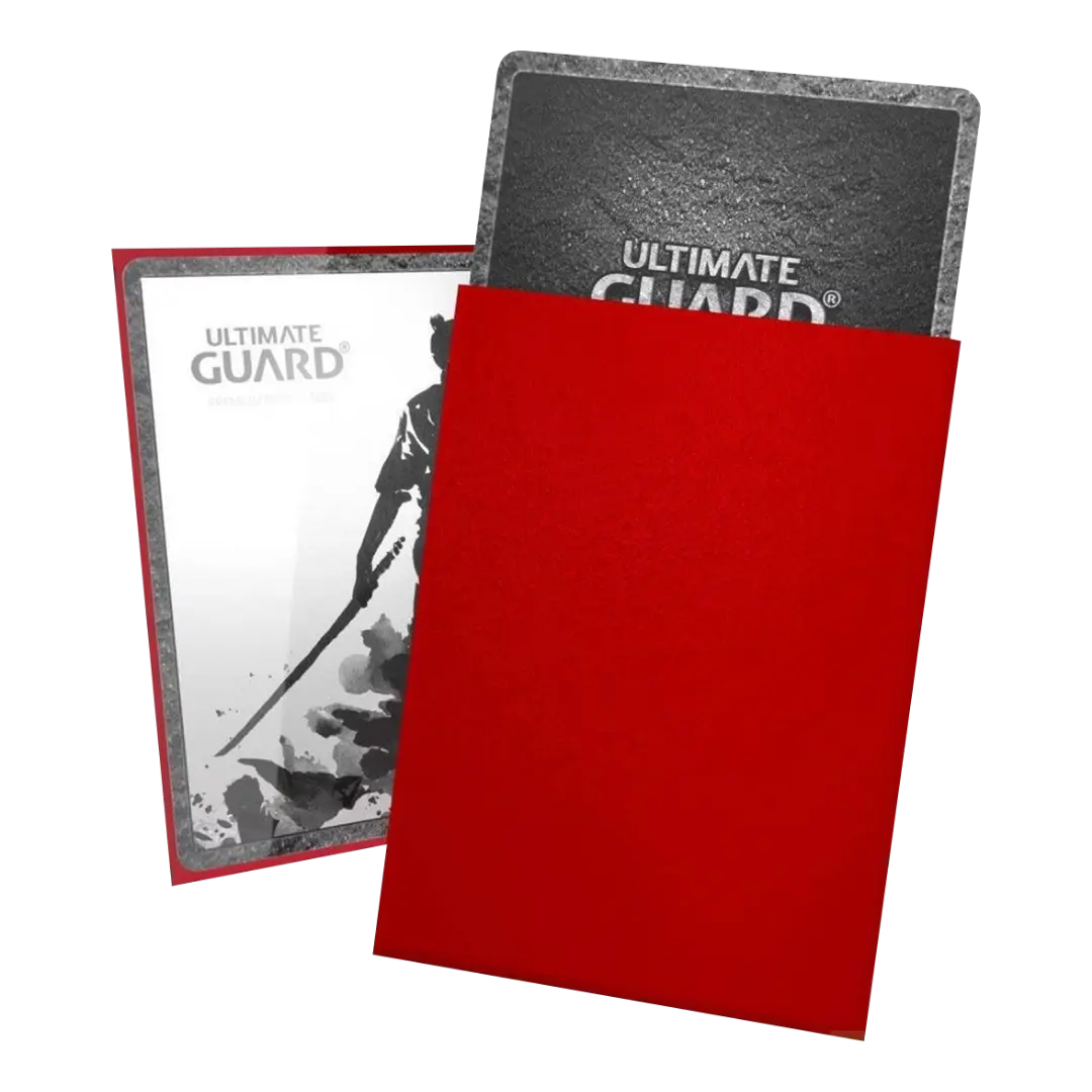 Ultimate Guard | Katana Sleeves | Standard Size (100) Rot